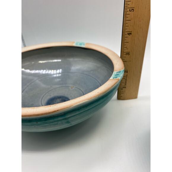 Studio pottery bowls Set of two signed - Picture 8 of 10